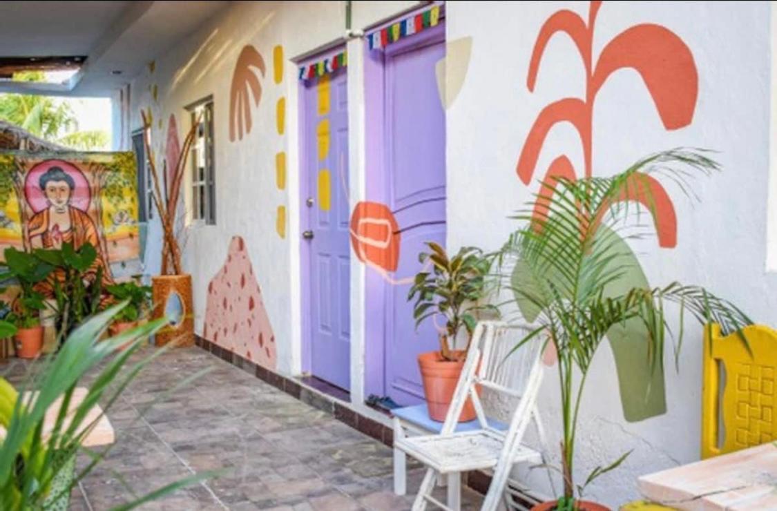 Departamentos Cerca De Ferry Holbox Hotel Buitenkant foto